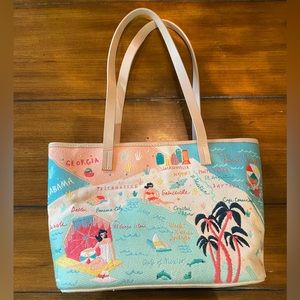 Spartina Florida Canvas Tote